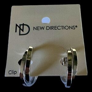 New Directions Clip on earrings NWT
